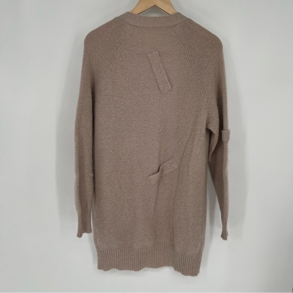 Band of Outsiders Mauve‎ Brown Mohair Cardigan sz small - Picture 11 of 16